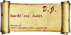 Darázsi Judit névjegykártya