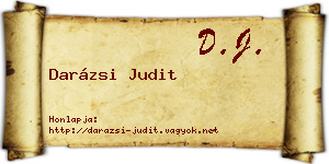 Darázsi Judit névjegykártya